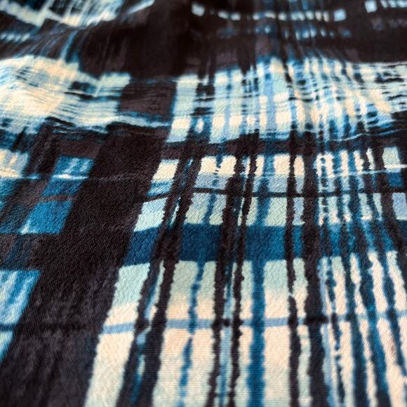 Pendleton Dress Size 12 Sleeveless Sheath Blue Check - Picture 11 of 11